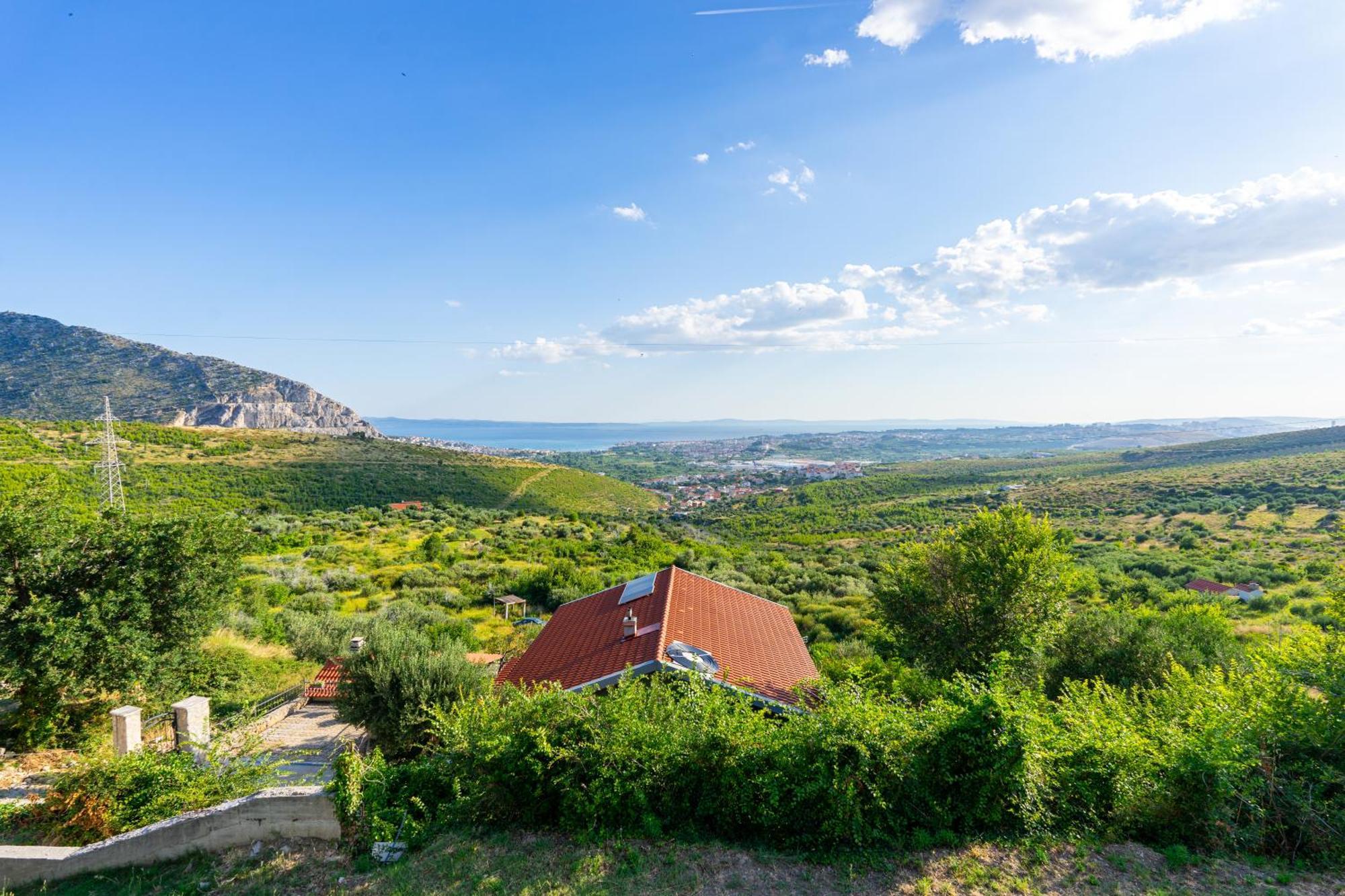 Olive Garden House In Zrnovnica With A View & Bbq Villa Buitenkant foto