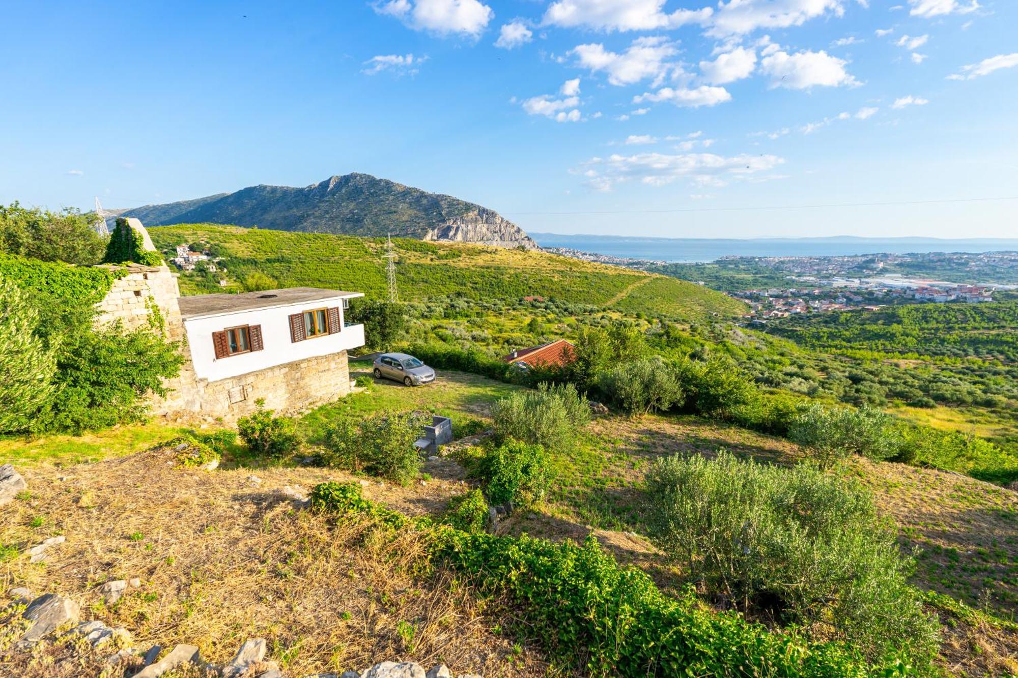 Olive Garden House In Zrnovnica With A View & Bbq Villa Buitenkant foto