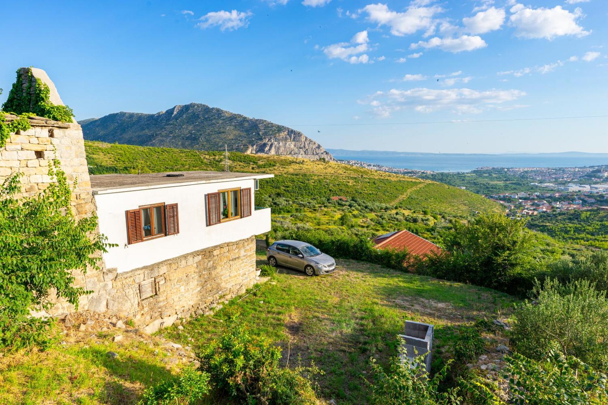 Olive Garden House In Zrnovnica With A View & Bbq Villa Buitenkant foto