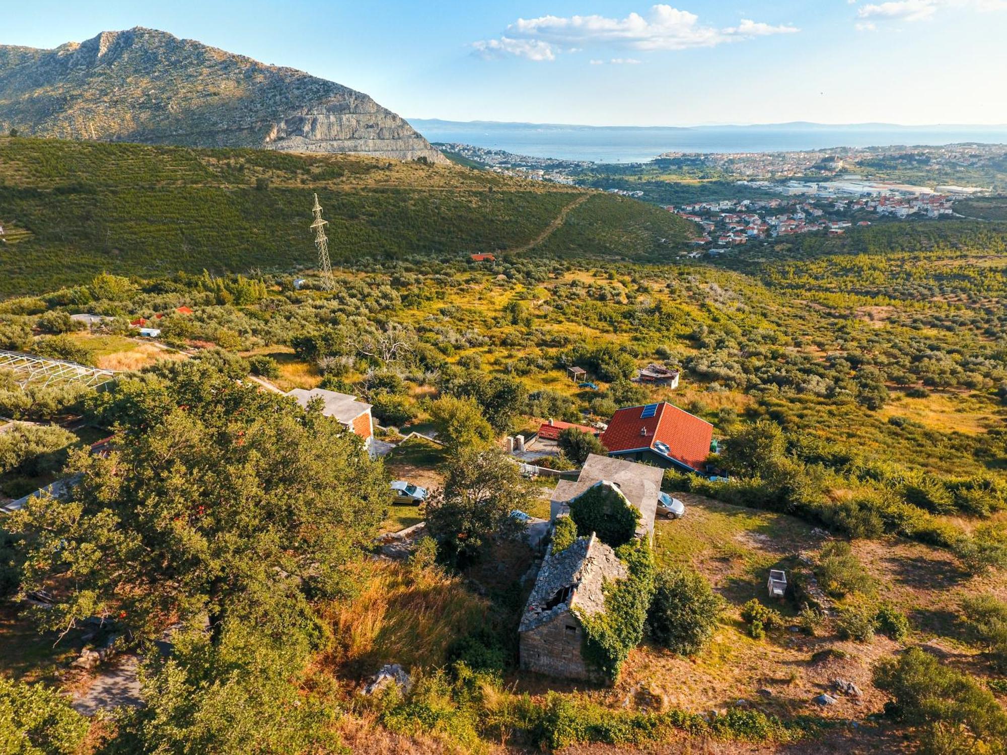 Olive Garden House In Zrnovnica With A View & Bbq Villa Buitenkant foto